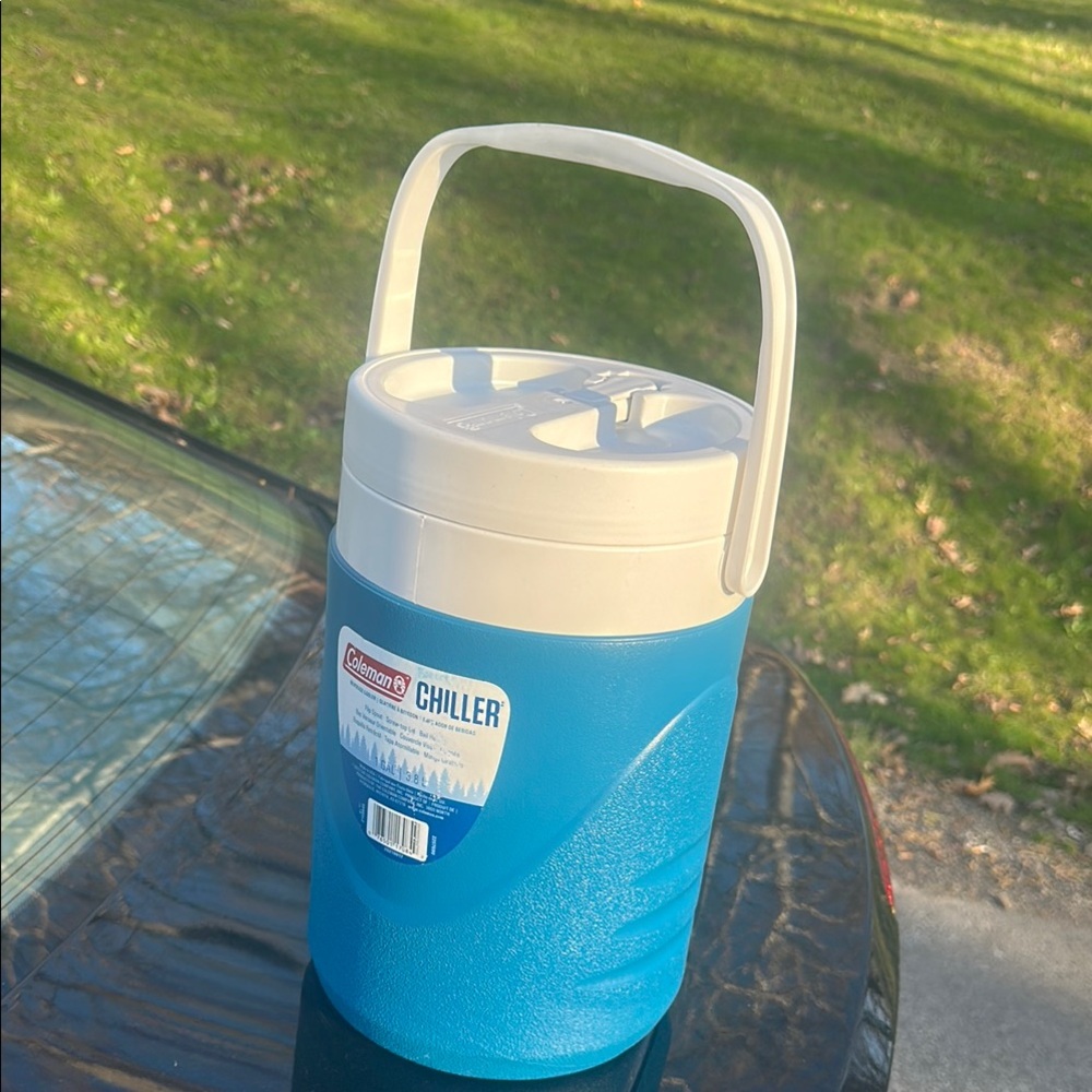 Coleman Blue and White Chiller Jug